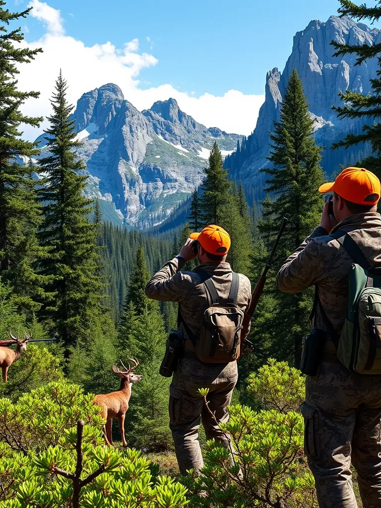 A group of ACCAT members participating in a pheasant hunting program in the Therondels region, showcasing responsible hunting practices.