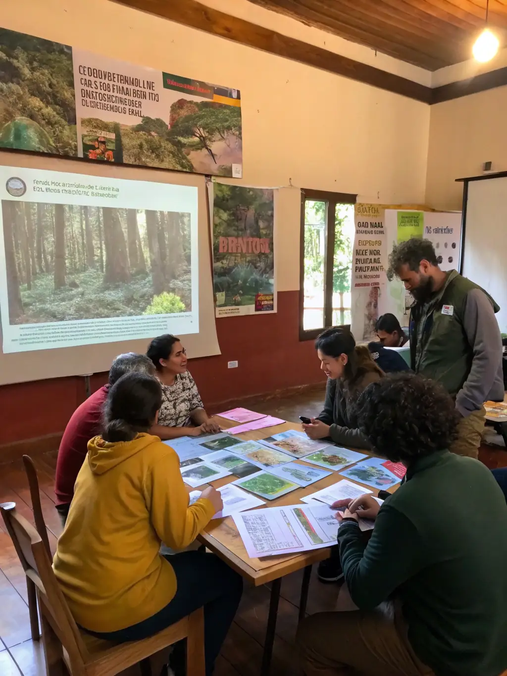 An educational workshop organized by ACCAT, teaching members about responsible hunting practices and wildlife conservation.